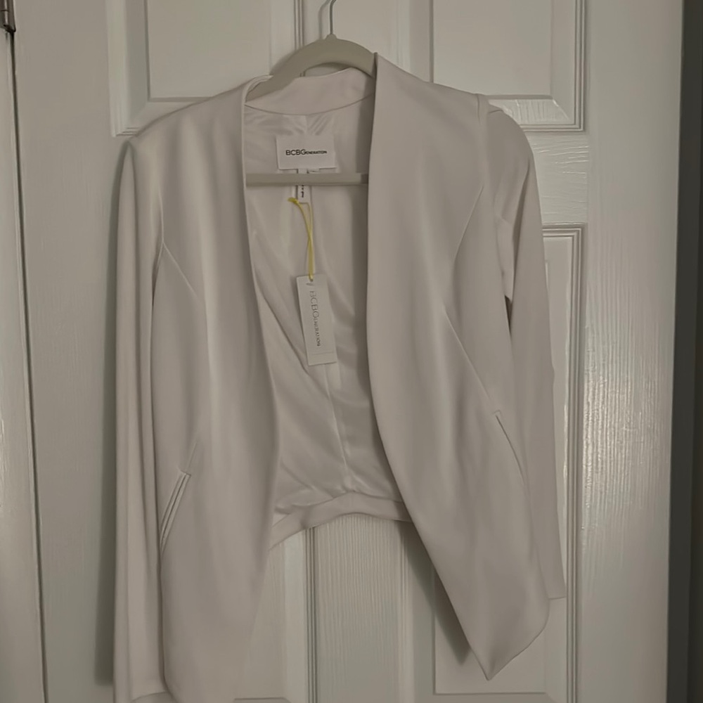 NWT BCBGeneration Women's White Blazer